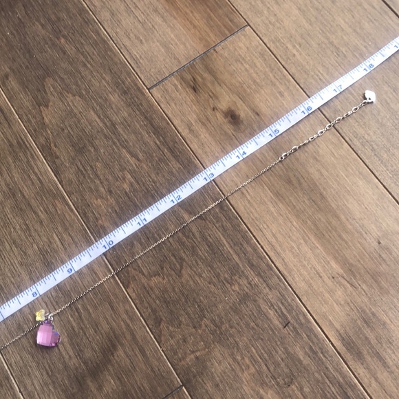 Swarovski Crystal 🤍 Heart and Butterfly Necklace - Picture 3 of 3